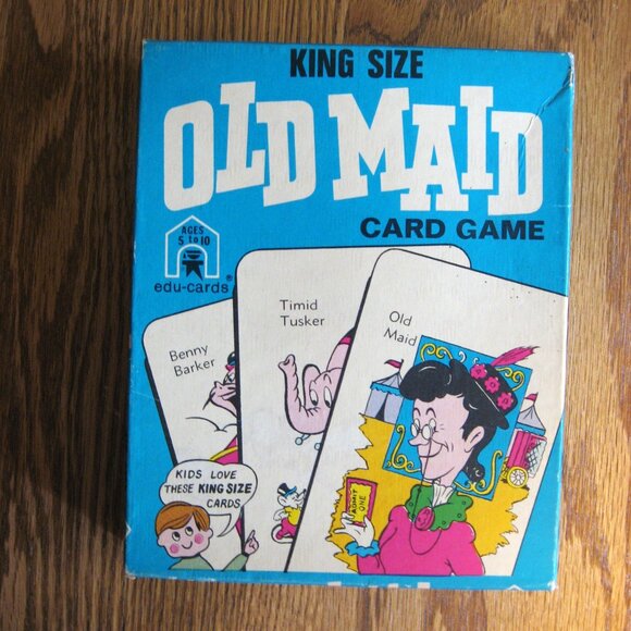 Binney & Smith Other - Vintage 1973 Binney & Smith Edu-Cards Old Maid King Size Card Game Complete